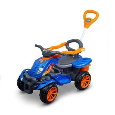 Imagem de Carrinho de Passeio Infantil Quadriciclo Wheels Motoquinha Pedal Empur