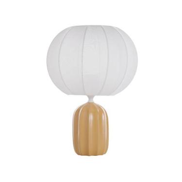 Imagem de Luminária Mesa Lúmen Branca e Amarela Westwing, Amarelo