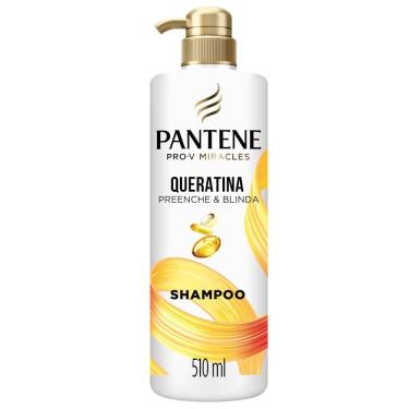 Imagem de Shampoo Pantene Queratina Preenche e Blinda 510ml