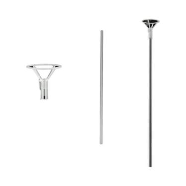 Imagem de Pacote Com 10 Suportes Transparentes Grandes Para Balões BOBO De 16 Po