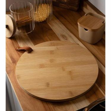 Imagem de Tábua Corte Redonda Alça em material ecológico Wolff Bambu