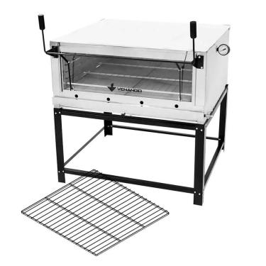Imagem de Forno Industrial Venâncio Roma Inox 110 Cm Pedra Refratária Gás Glp FIRI110 15560 + Grelha Extra