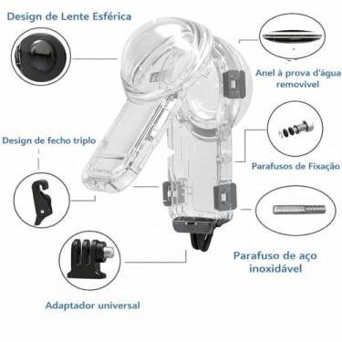 Imagem de Capa Mergulho Invisível Insta360 X5 - Invisible Dive Case X5