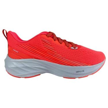 Imagem de Tenis de Corrida Feminino Lynd Chronos Super Leve e Confortavel, Coral