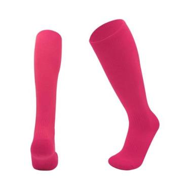 Imagem de Meias Esportivas Respiráveis Acima Do Joelho Para Futebol, Rugby, Vole