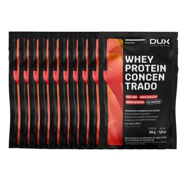 Imagem de Whey Protein Concentrado - 10 Sachês 30g Baunilha - Dux Nutrition-Masculino
