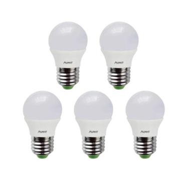 Imagem de Lâmpada Led Bolinha Avant 4W 6500K E27 Bivolt 5 Unidades