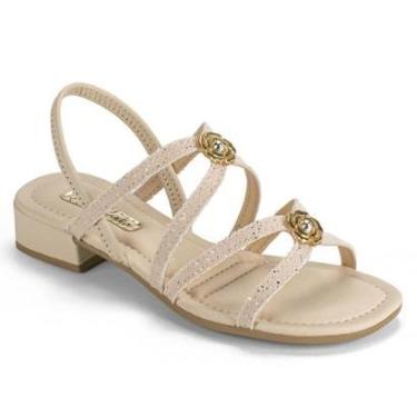 Imagem de Sandália Pink Cats Infantil de Salto Bloco V5991-Feminino