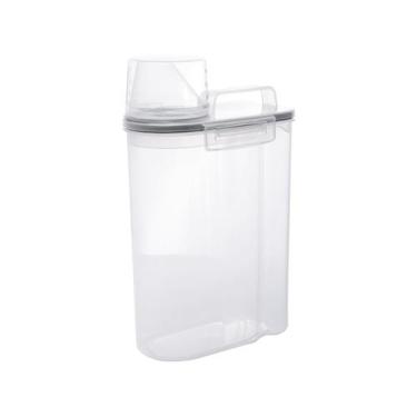 Imagem de Pote Hermético com Copo Medidor 2,5L Lyor Alimentos, 2,5L, Transparent