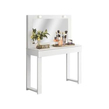 Imagem de Penteadeira Camarim 1 Gaveta Gala Mobler - Möbler, Branco