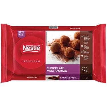 Imagem de Barra de Chocolate Meio Amargo 1kg - Nestlé, Chocolate meio amargo
