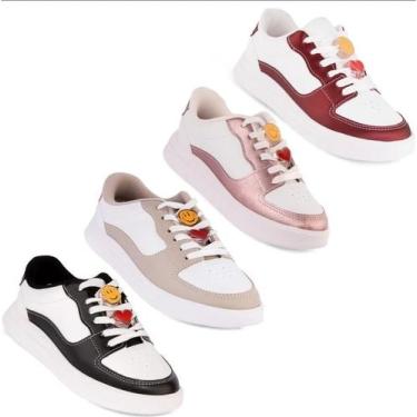 Imagem de Tênis Molekinha Menina Infantil Kids 2575-107 Moda Original, Preto, 33