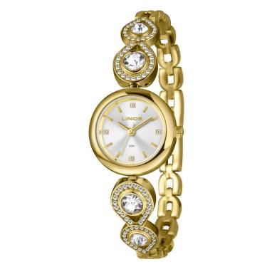 Imagem de Relógio Lince Feminino Ref: Lrgm069l25 S1kx Bracelete Dourado