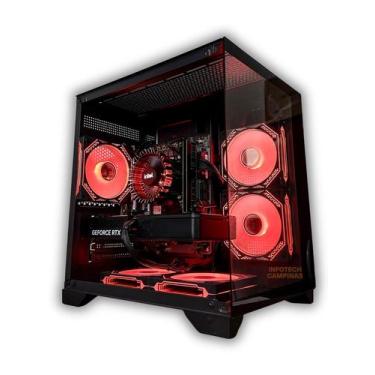Imagem de PC Gamer Aquario Preto ou Branco  Intel i9 12900  RTX 5060 8GB  16GB R
