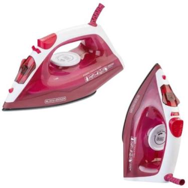 Imagem de Ferro De Passar Roupa À Vapor Black+Decker FX2250 Rosa 110V - Black & 