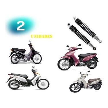 Imagem de Par Amortecedor Traseiro Honda Biz 100 125 Pop 100 Todas Alfa.shop - A