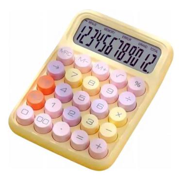Imagem de Calculadora Colorida Super Premium Tecla Mecânica Alta Durabilidade Re