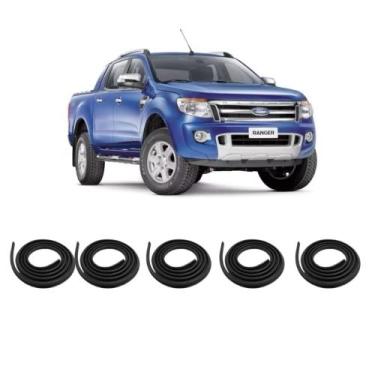 Imagem de Kit Borracha Vedação Das 4 Portas + Borracha Do Porta Malas Ranger 201
