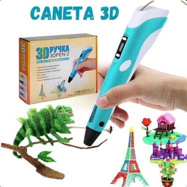 Imagem de Caneta 3d Impressora Criativa Desenhos Infantis USB - ASAF