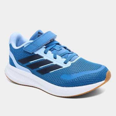 Imagem de Tênis Infantil Adidas Runfalcon, Azul, Preto, 32