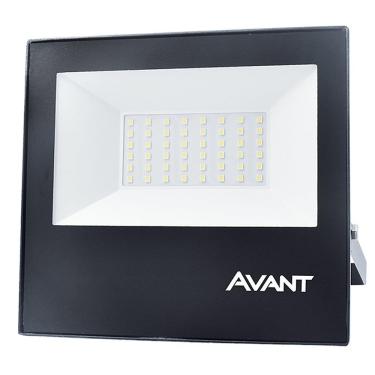 Imagem de Refletor Avant LED 50W, Slim 6,5k, 3750 Lumens, Preto