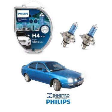 Imagem de Lâmpadas Farol KIA Shuma Philips H4 CrystalVision
