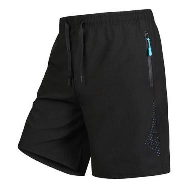 Imagem de Shorts Masculinos Respiráveis Para Corrida Com Cintura Elástica Para E