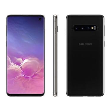 Imagem de Smartphone Samsung Galaxy S10 128GB Preto 4G - 8GB RAM Tela 6,1 Câm. T