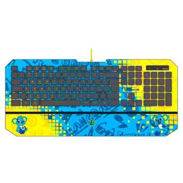 Imagem de Teclado Gamer Membrana ABNT2 Brancoala B502RGB Redragon