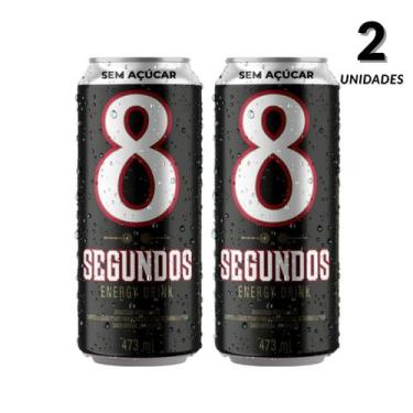 Imagem de Energético 8 Segundos Tradicional Zero Açucar 2 un de 473 ml - Funada