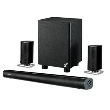 Imagem de Soundbar Amvox ASB 0201 para TV e Home 200W Bluetooth Preto Bivolt