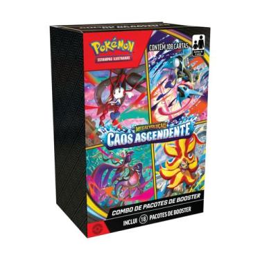 Imagem de Cartas Pokémon Booster Box Caos Ascendente 108 cards Copag
