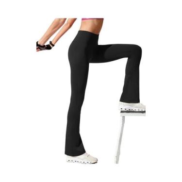 Imagem de Leggings Femininas De Cintura Alta Em Fleece Super Macias Com Controle