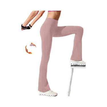 Imagem de Leggings Femininas De Cintura Alta Em Fleece Super Macias Com Controle