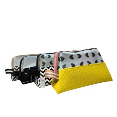Imagem de Nécessaire Feminina Masculina Estojo Organizador Para Viagem Com Visor
