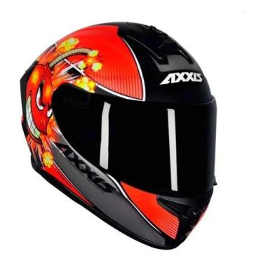 Imagem de Capacete Axxis Draken Bomb Matt Black Red