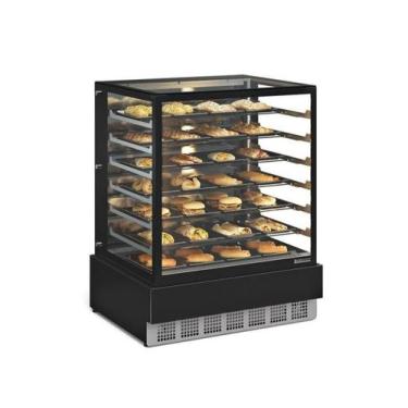 Imagem de Vitrine Estufa 1,00m Gelopar Linha Gourmet Vidro Reto Mgee-100 Pr-127v