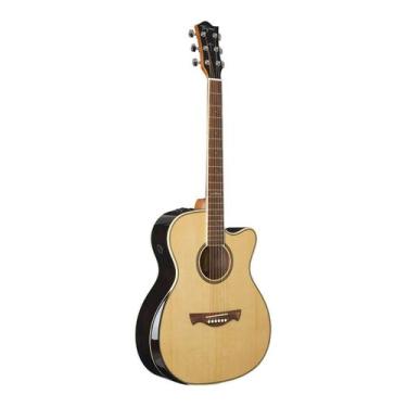 Imagem de Violão tagima ws-35 eq eletroacústico medium jumbo cutaway natural