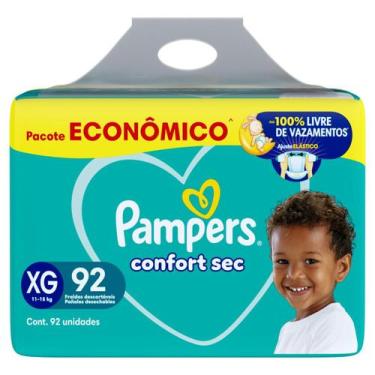 Imagem de Fralda Pampers Confort Sec XG 92 unidades