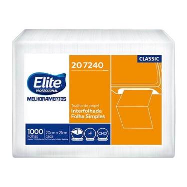 Imagem de Papel Toalha MELHORAMENTOS Interfolhado Folha Simples Elite Classic c/