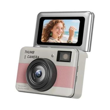 Imagem de Câmera Mini HD De 68MP Tamanho De Polegar Com Tela Flip De 147 Polegad