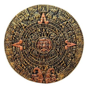 Imagem de Calendário Maia Inca Asteca Parede Com Gancho 40cm Xxg Lindo - - Estil