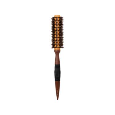 Imagem de Escova Essential Ceramic 12mm Vertix Profissional, Madeira e Preto