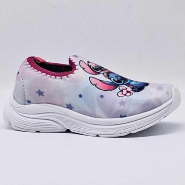 Imagem de Tênis Infantil Menina Botinho Calce Facil Leve Confy Bt805, Lilás, Pin