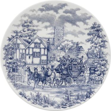 Imagem de Kit 6 Pratos De Sobremesa Biona Cena Inglesa Oxford® Cerâmica 19cm