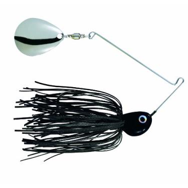 Imagem de (One Size, Black) - Strike King Potbelly Spinner Bait (Black, 10ml) Colorado Blades
