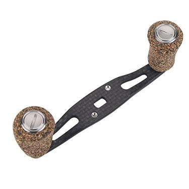 Imagem de Puxador de molinete de pesca com moldura de fibra de carbono com acessórios de peças de substituição