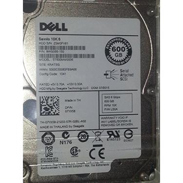 Imagem de 7YX58 DELL 600GB 10K 6G SED SFF SAS HDD