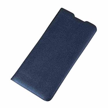 Imagem de MojieRy Estojo Fólio de Capa de Telefone for LG G5, Couro PU Premium Capa Slim Fit for LG G5, 1 slot para cartão, EVITAR poeira, Azul