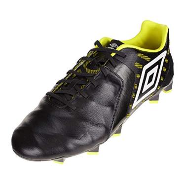 Imagem de Umbro Sapato de futebol unissex Medusae Ii Pro Firm Ground, Preto/dourado, 7 Women/7 Men